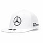 Mercedes Benz AMG Petronas F1 Lewis Hamilton Flatbrim Hat Black/White