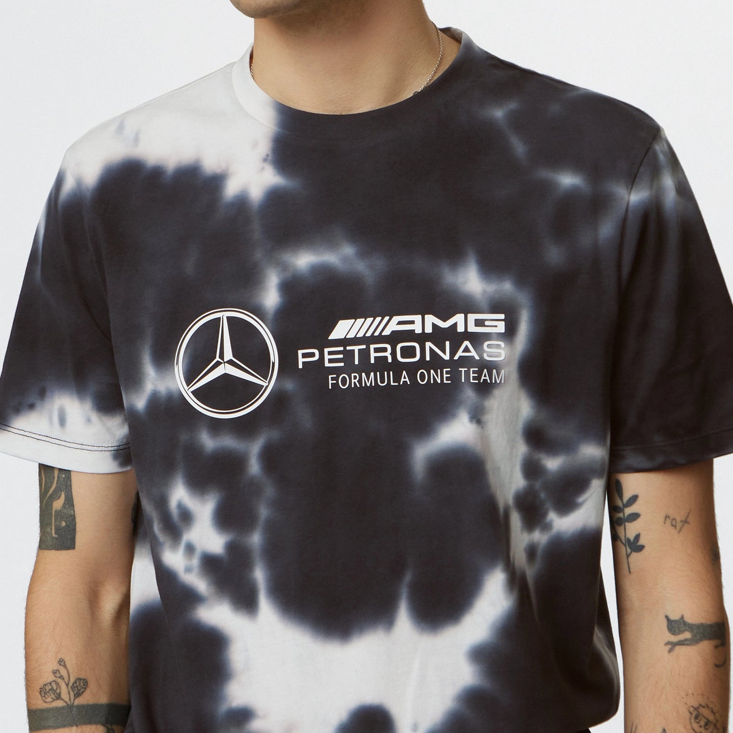 Mercedes AMG Petronas F1 Men's Tie-Dye T-Shirt
