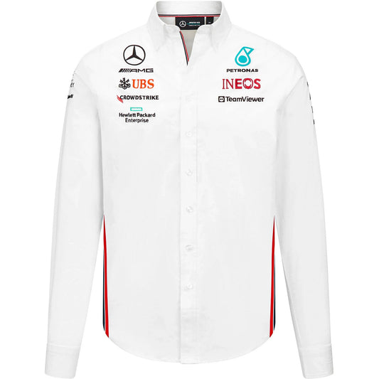 Mercedes AMG Petronas F1 2023 Men's Team Button Down Shirt