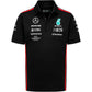 Mercedes AMG Petronas F1 2023 Men's Team Polo - Black/White