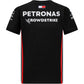 Mercedes AMG Petronas F1 2023 Kids Driver T-Shirt - Black/White