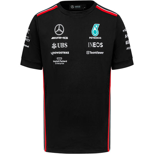 Mercedes AMG Petronas F1 2023 Men's Driver T-Shirt - Black/White