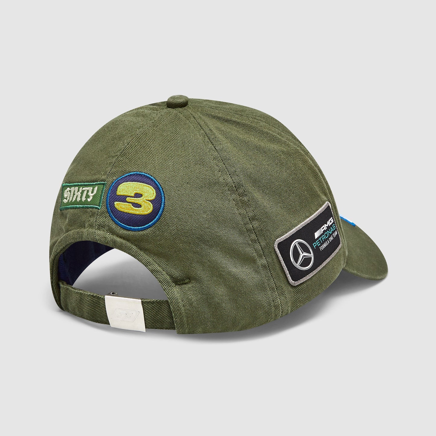 Mercedes Benz F1 Special Edition George Russell 2023 Vintage Baseball Hat-Green