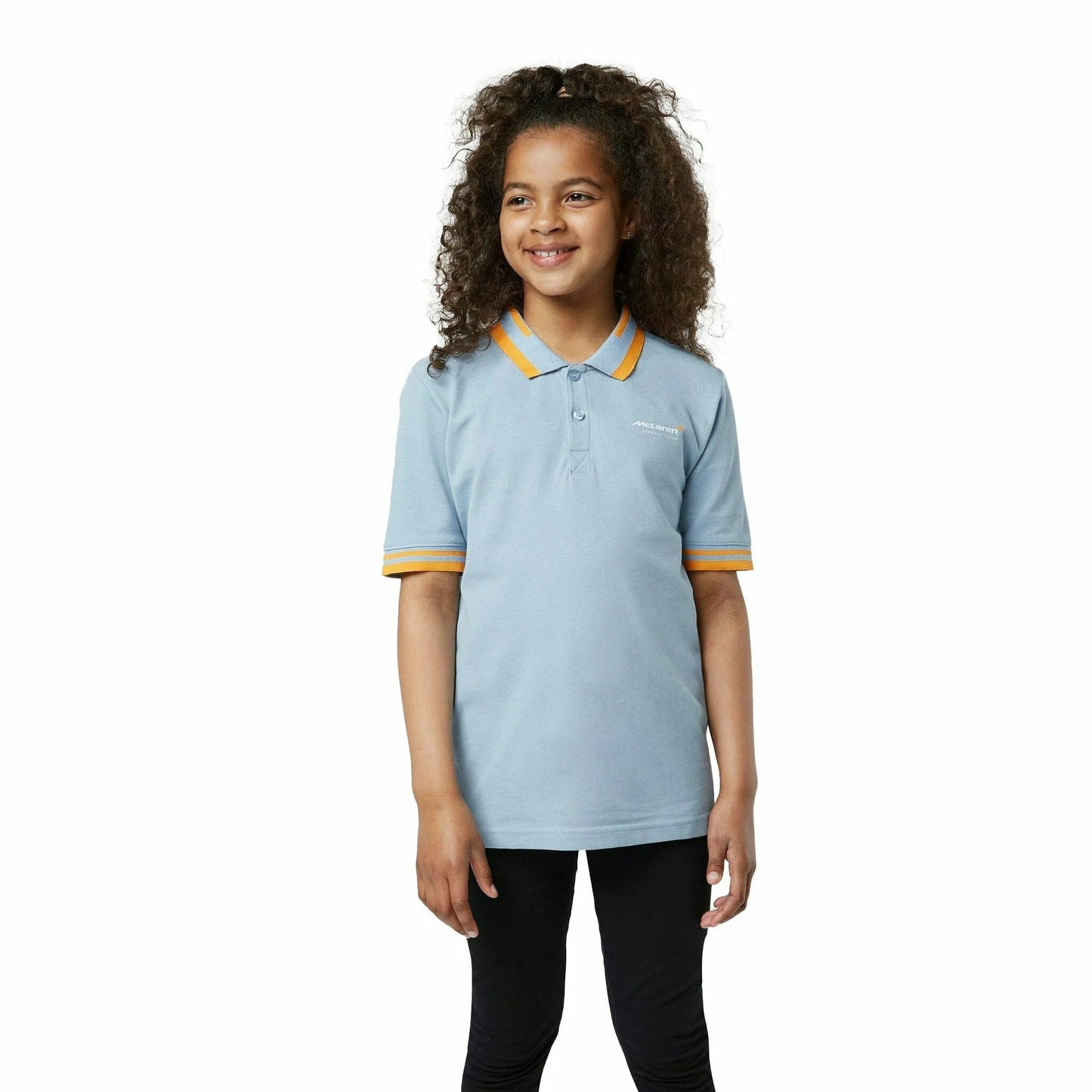 McLaren F1 Special Edition Monaco GP Kids Polo Shirt- Youth Blue