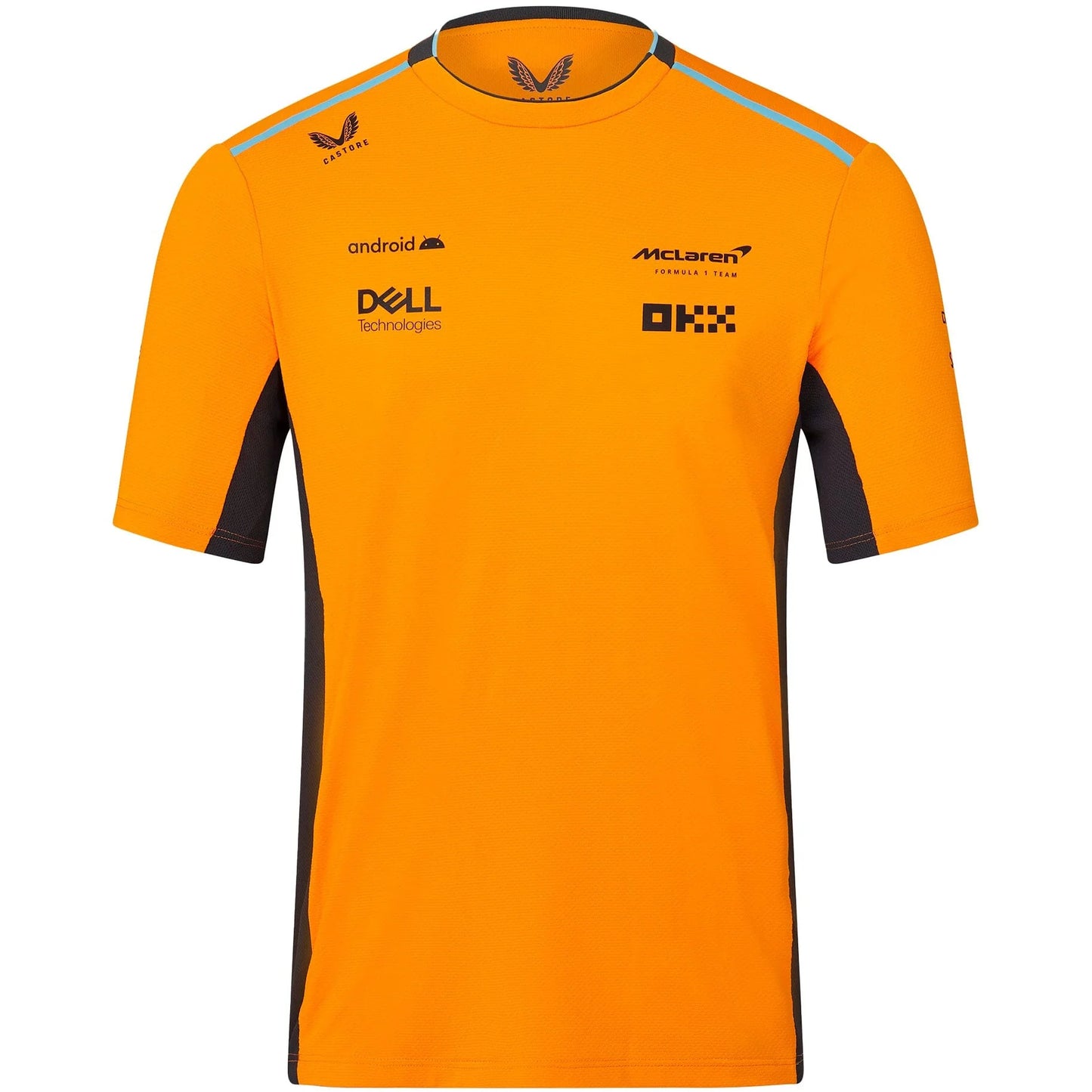 McLaren F1 Men's 2023 Team Replica Set Up T-Shirt - Papaya/Phantom