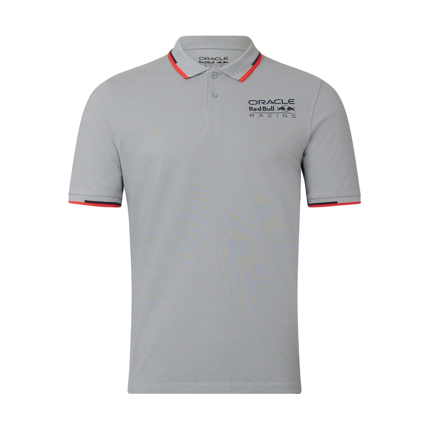Red Bull Racing F1 Core Logo Polo - Flame Scarlet/Grey/Night Sky/White