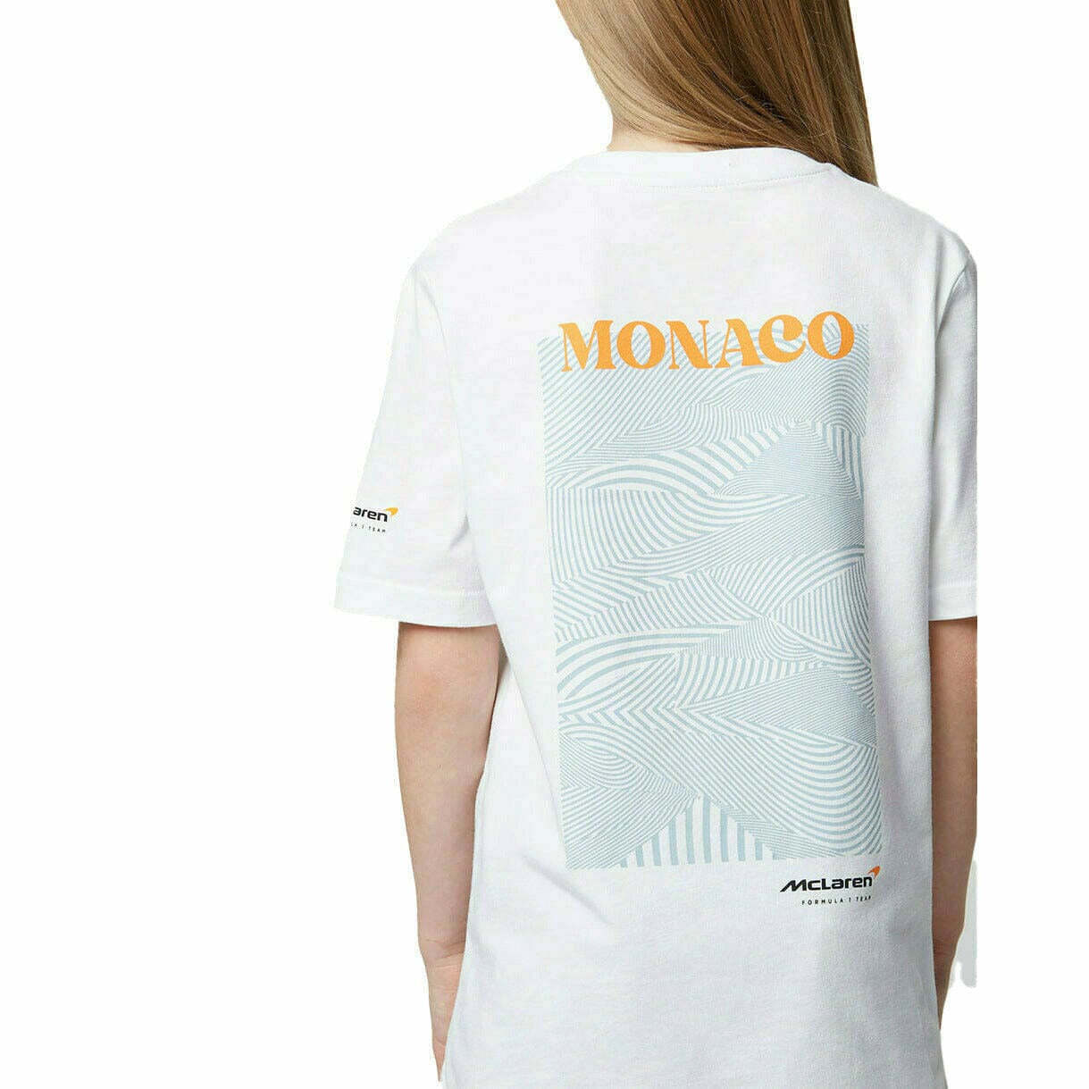 McLaren F1 Special Edition Monaco GP Kids Graphic T-Shirt- Youth White/Black