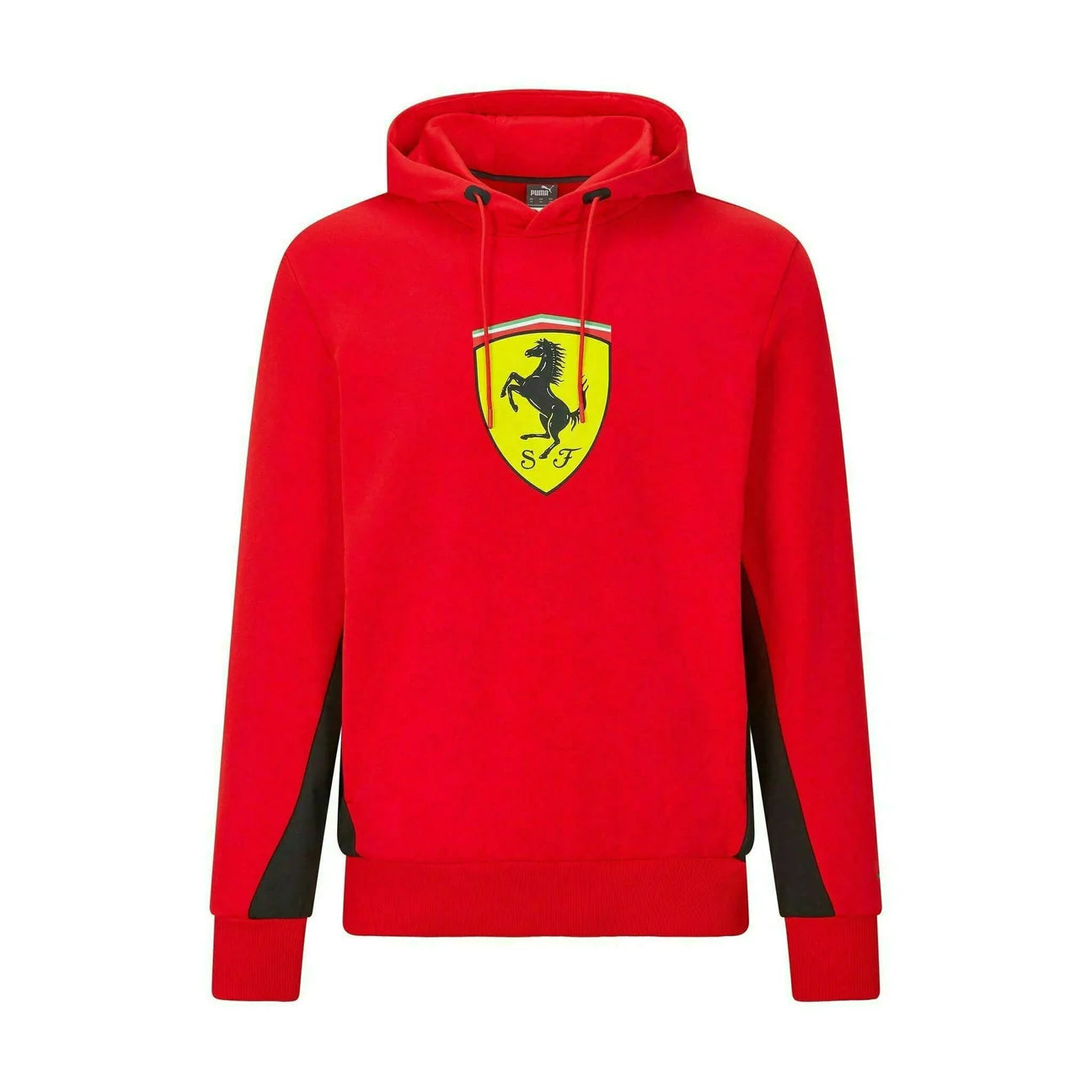 Scuderia Ferrari F1 Men's Puma Hoodie Sweatshirt-Black/Red