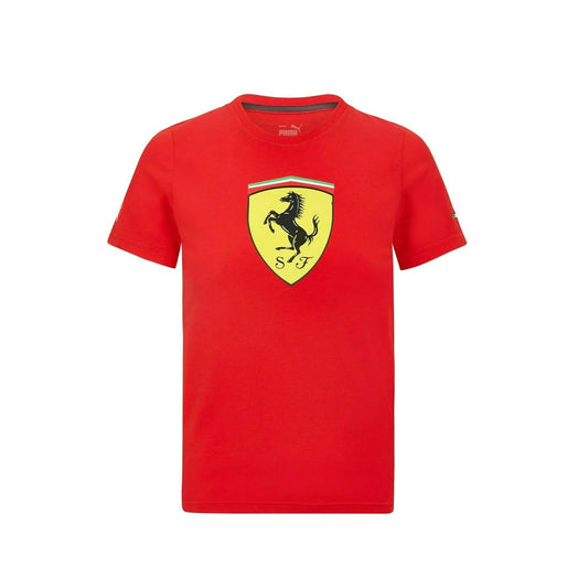 Scuderia Ferrari F1 Men's Puma Logo T-shirt-Black/Red