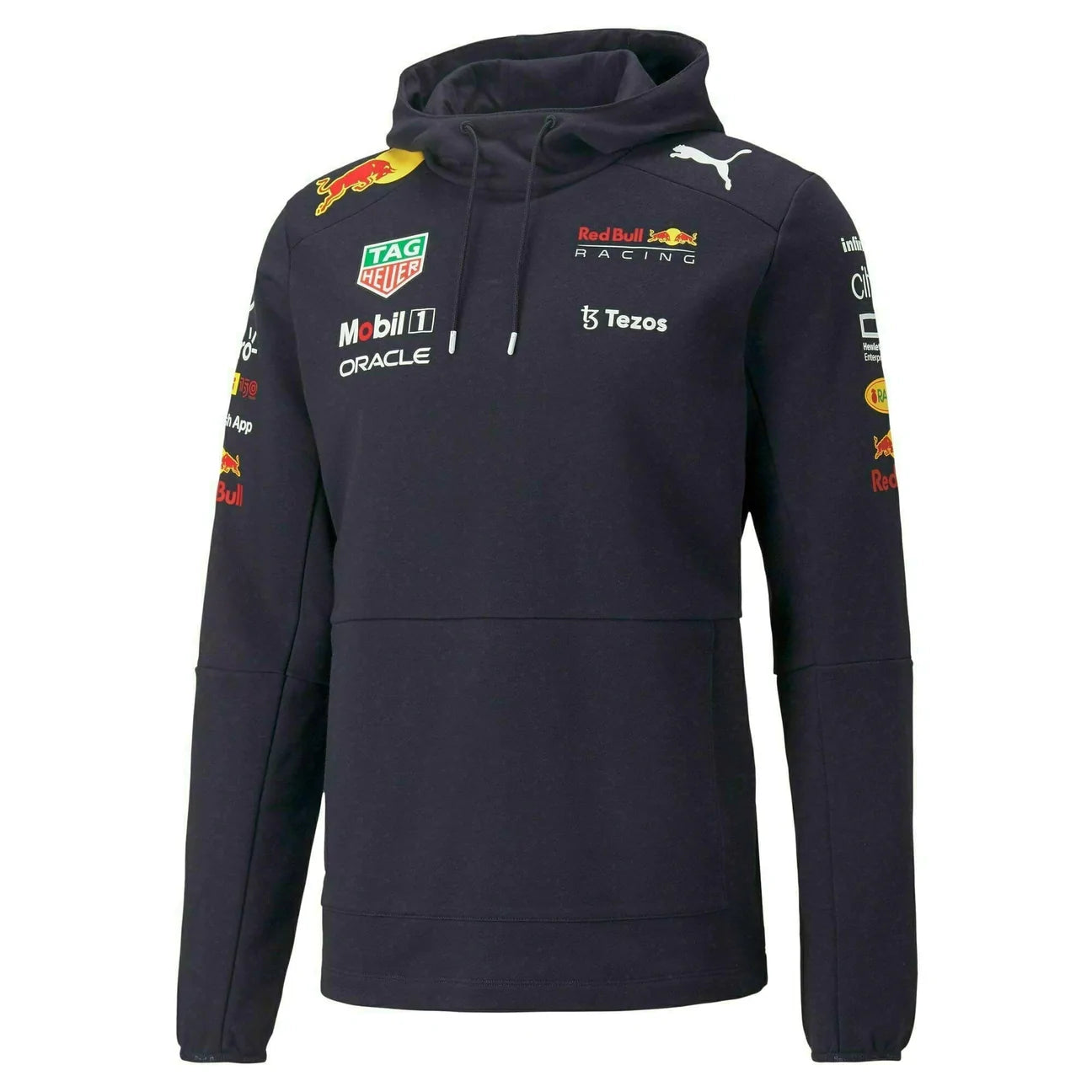 Red Bull Racing F1 Men's 2022 Team Hooded Sweatshirt- Navy