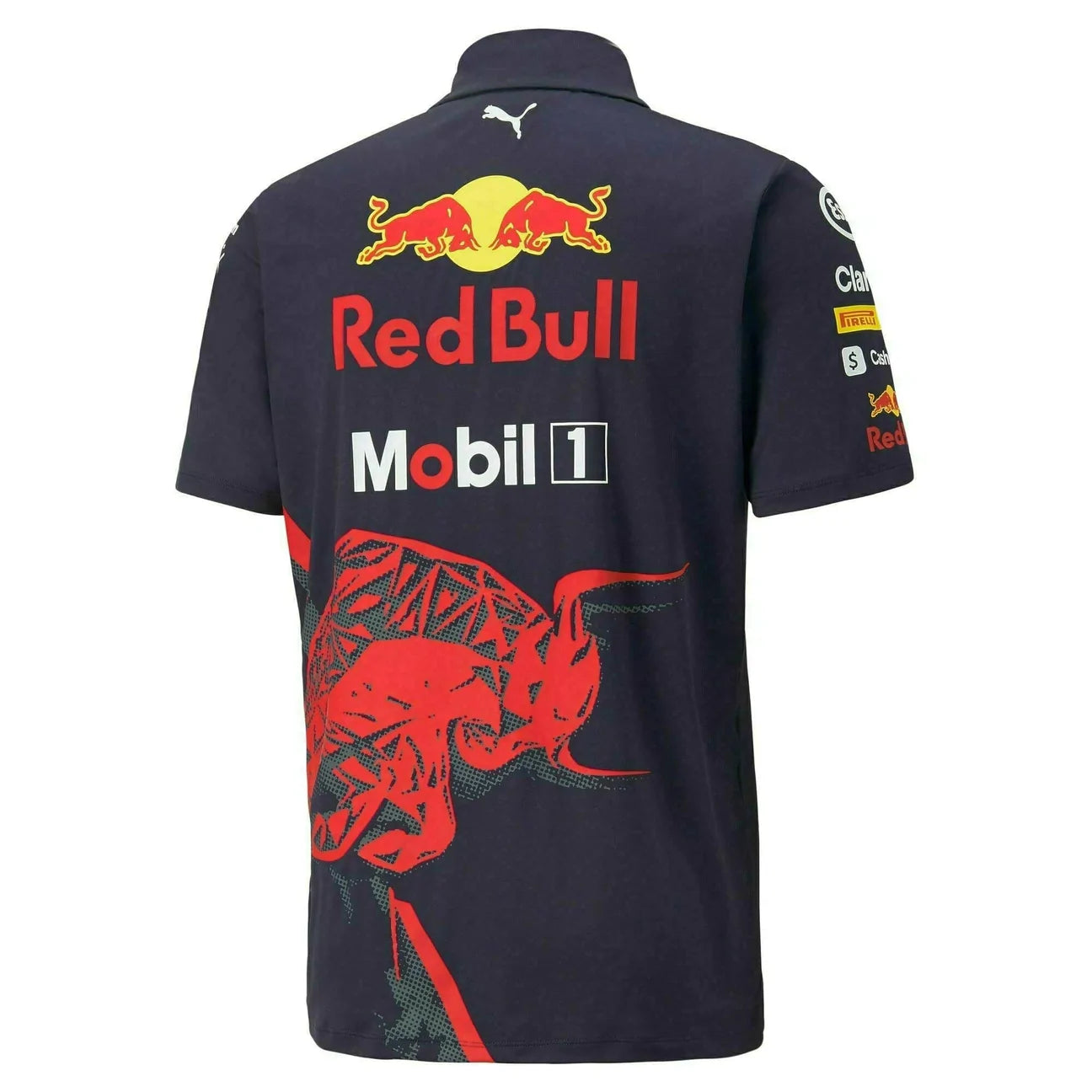 Red Bull Racing F1 Men's 2022 Team Polo Shirt- Navy