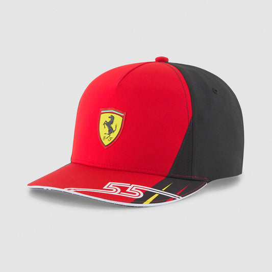 Scuderia Ferrari F1 2022 Carlos Sainz Team Low Curve Hat-Red