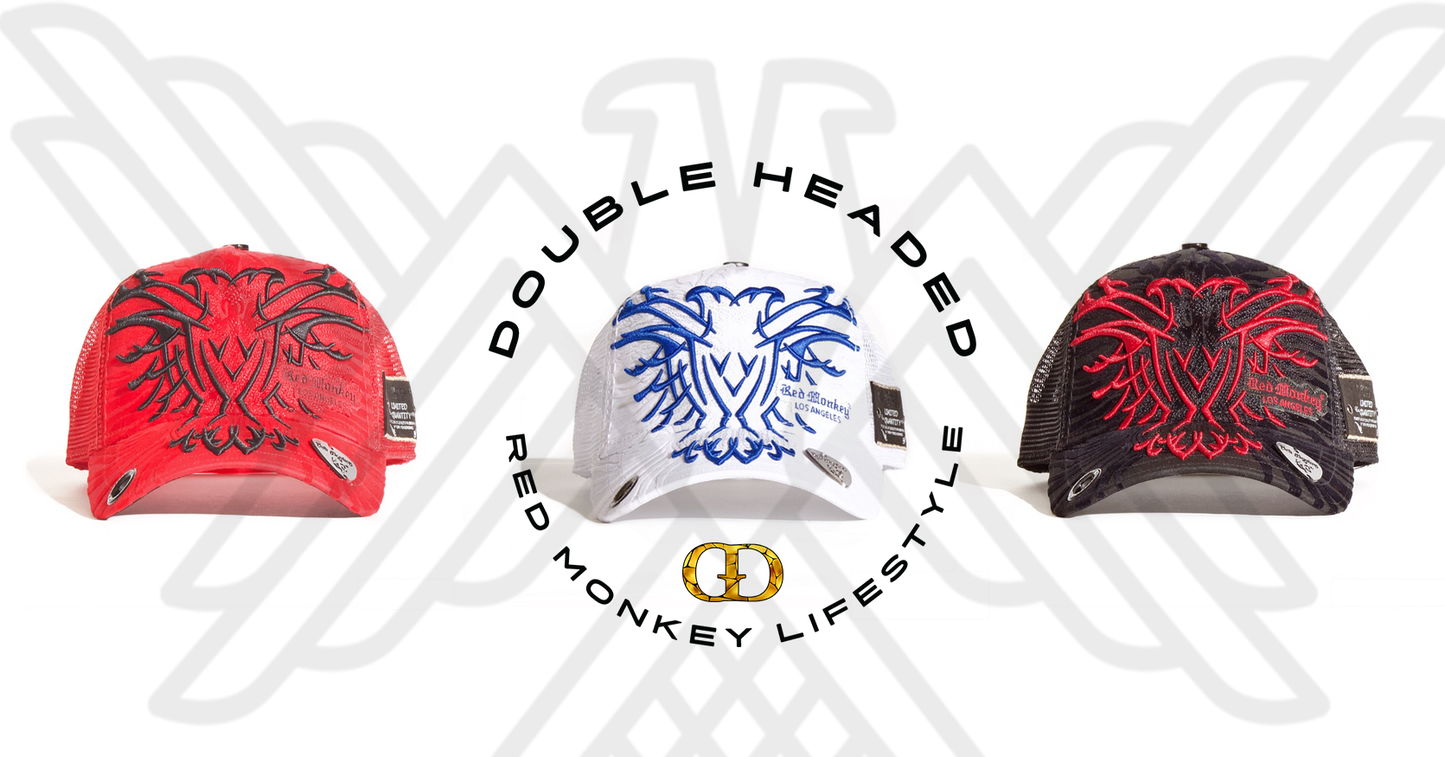 Double Headed BLACK EAGLE RED