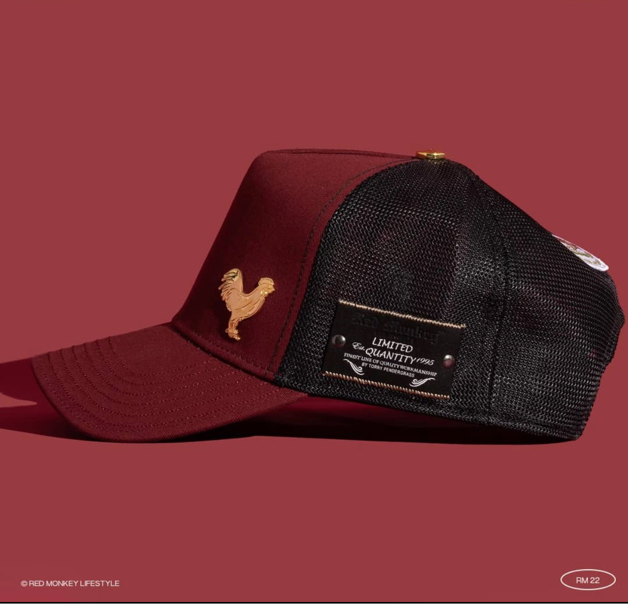 Rooster- Burgundy
